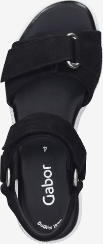 GABOR Strap Sandals in Black