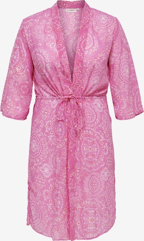 Kimono di ONLY Carmakoma in rosa: frontale