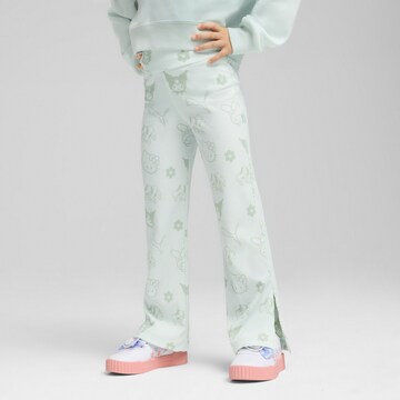 PUMA Flared Leggings 'Puma x Hello Kitty And Friends' in Grün: Vorderseite