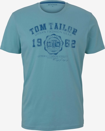 T-Shirt TOM TAILOR en vert : devant