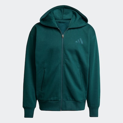 ADIDAS SPORTSWEAR Athletic Zip-Up Hoodie in Fir, Item view