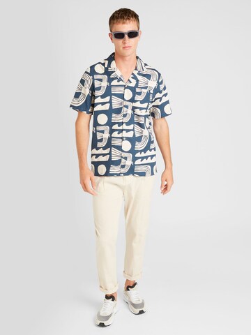DEDICATED. Regular fit Button Up Shirt in Blue