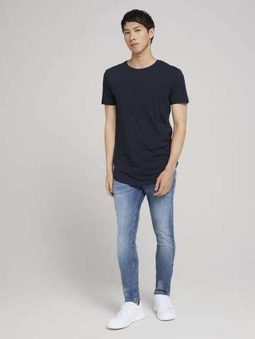 TOM TAILOR DENIM Skinny Jeans 'Piers' in Blauw