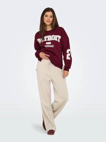 ONLY Wide Leg Hose 'ONLBEST' in Grau