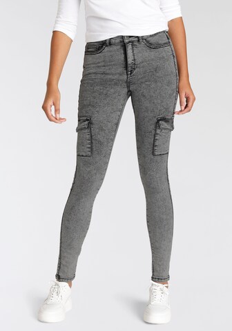 ARIZONA Skinny Jeans in Grey: front