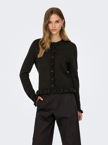 JDY Cardigan 'JDYLETTY' i sort: forside