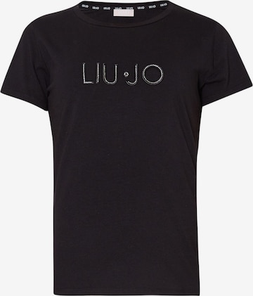Liu Jo Тениска в черно: отпред