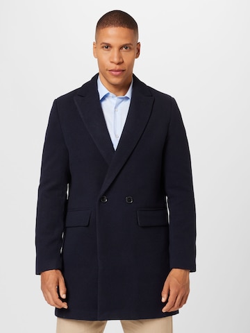 BURTON MENSWEAR LONDON Преходно палто в синьо: отпред