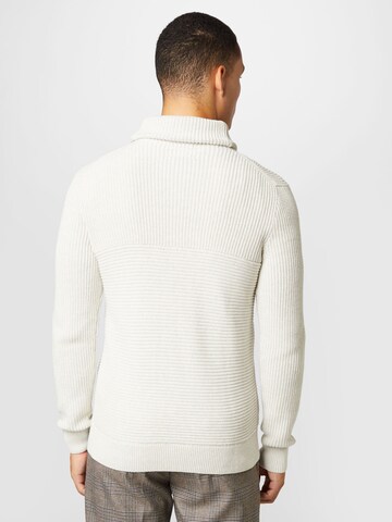 TOM TAILOR Knit Cardigan in White