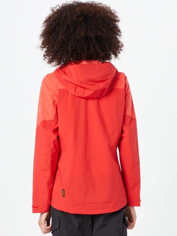 JACK WOLFSKIN - Casaco outdoor 'Go Hike' em vermelho