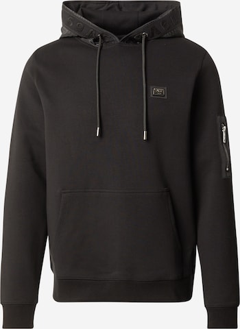 juoda 19V69 ITALIA Megztinis be užsegimo 'Pietro': priekis