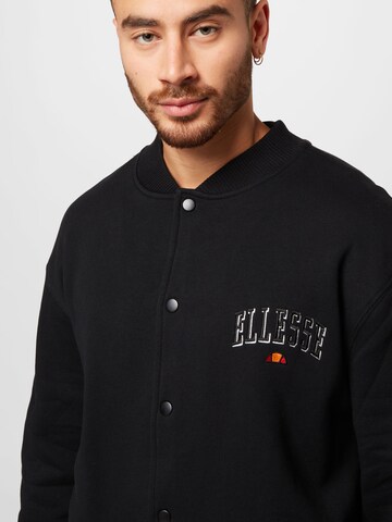 ELLESSE Bluza rozpinana 'Utah' w kolorze czarny