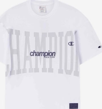 Champion -DO NOT USE- Koszulka 'Camiseta champion blanca maxi logo urban contemporary tee' w kolorze biały: przód