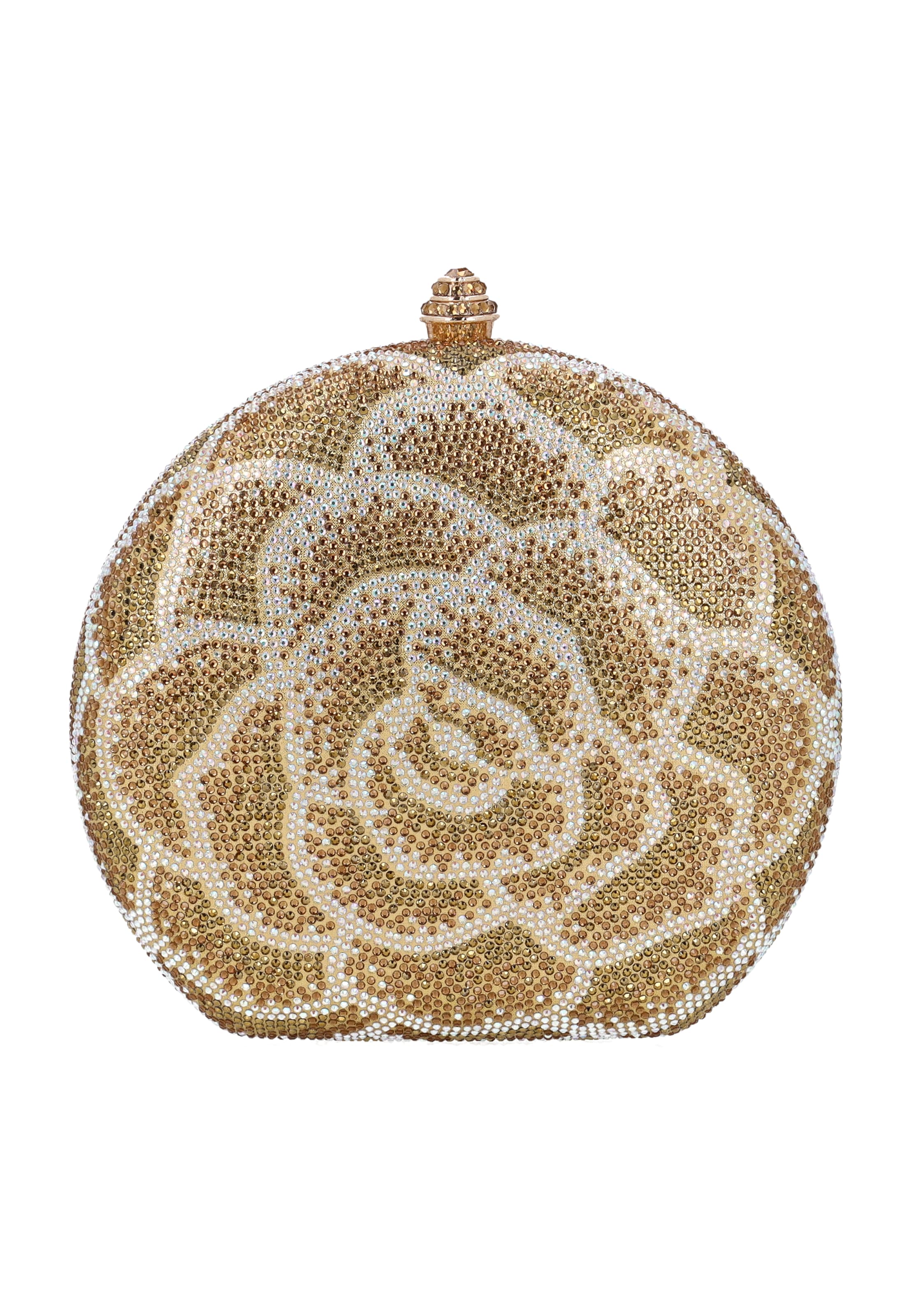 faina - Bolso de noche en oro: frente