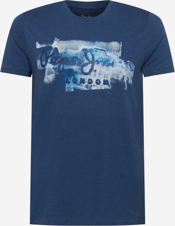Pepe Jeans T-Shirt 'GOLDERS' in Blau: front