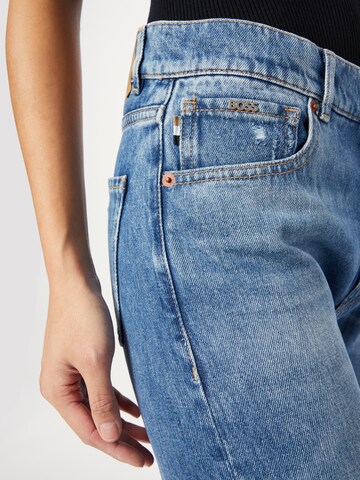 BOSS Tapered Jeans i blå