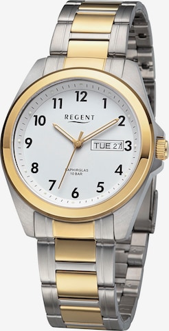 REGENT Analog Watch in Gold: front