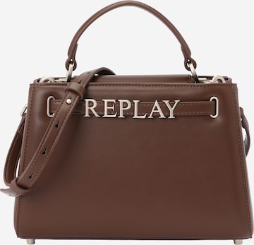 REPLAY Käekott, värv pruun: eest vaates