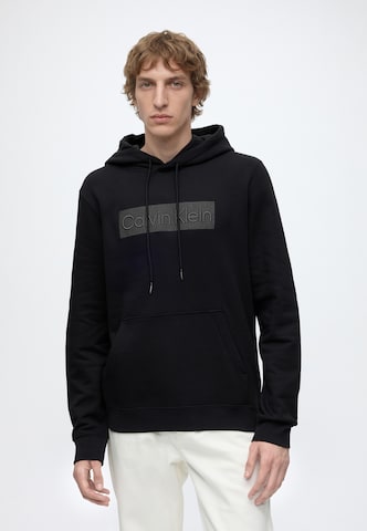 Calvin Klein Μπλούζα φούτερ σε μαύρο: μπροστά