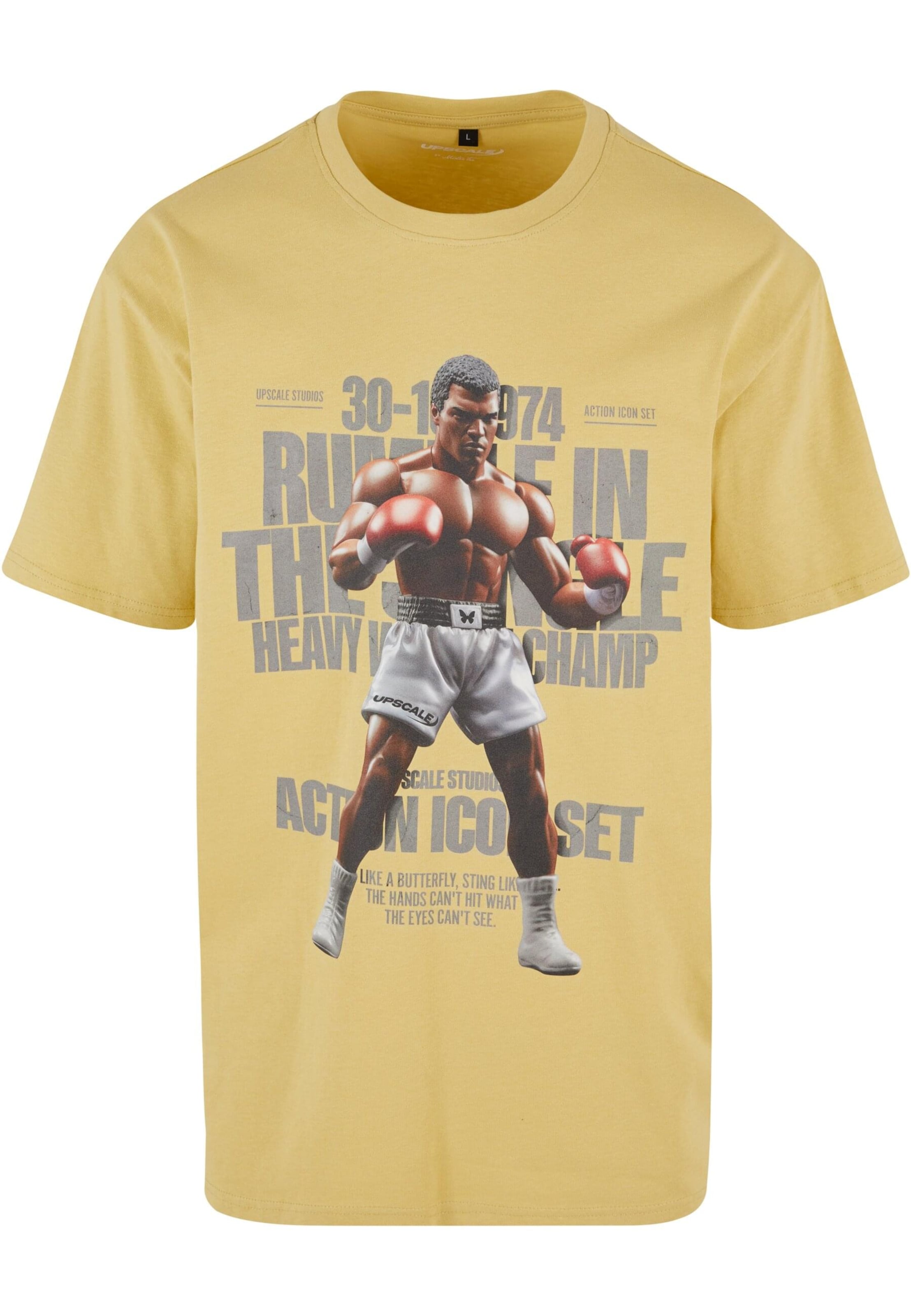 MT Upscale Koszulka 'Rumble' w kolorze żółty: przód