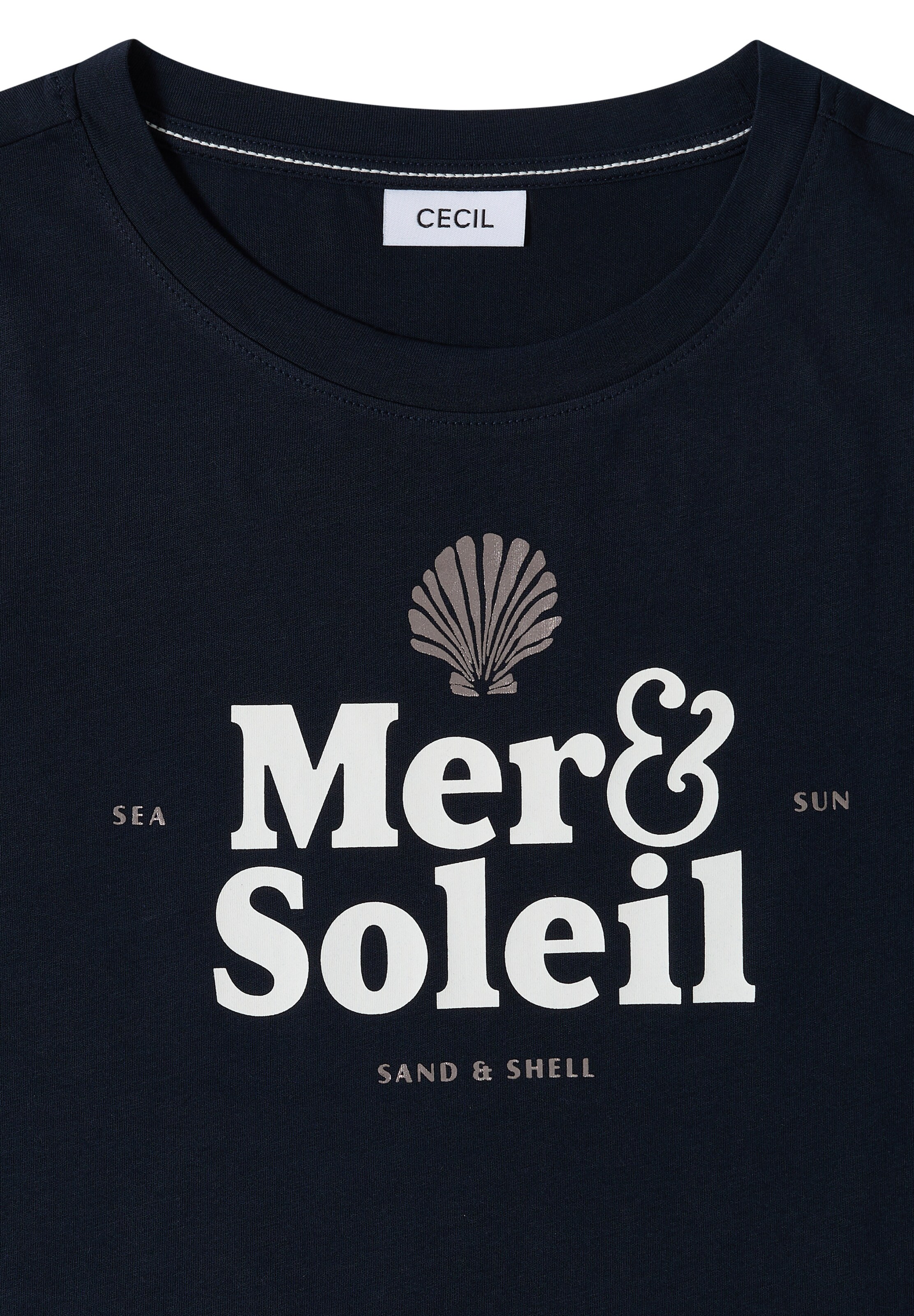 CECIL T-Shirt in Blau