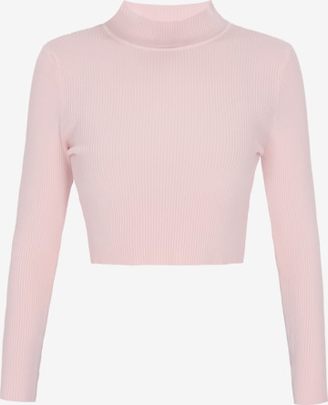 MYMO Svetr 'Comfy' – pink: přední strana