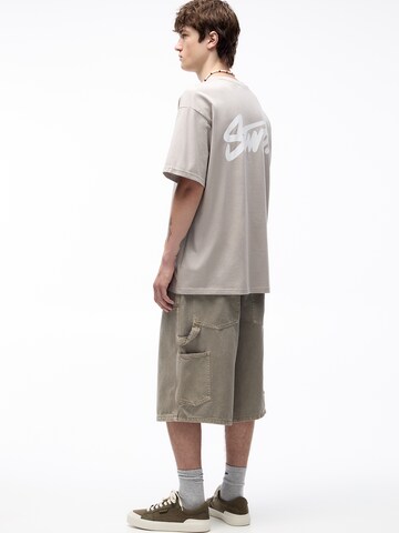 T-Shirt Pull&Bear en gris