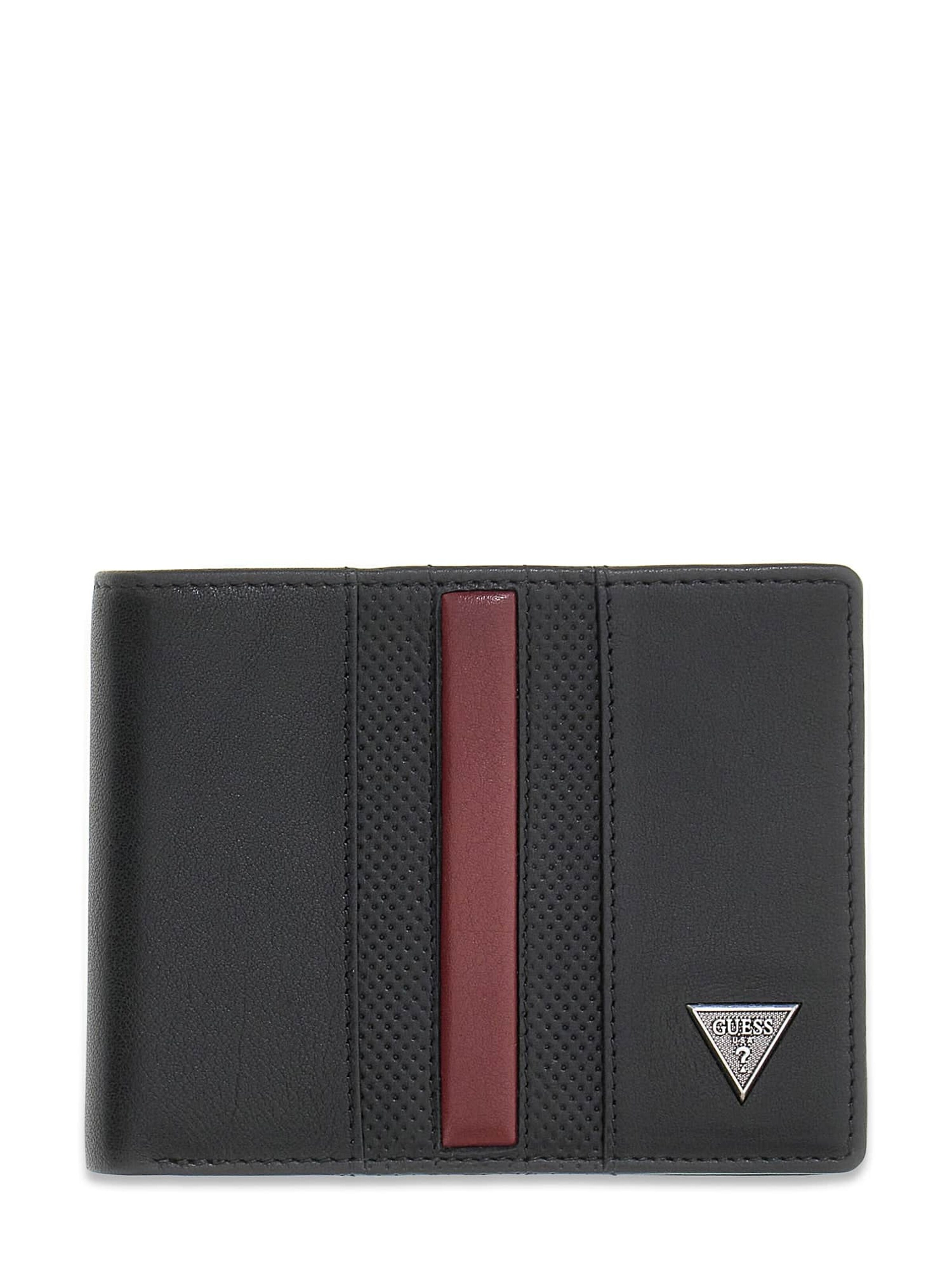 GUESS Wallet 'Torino' in Black: front