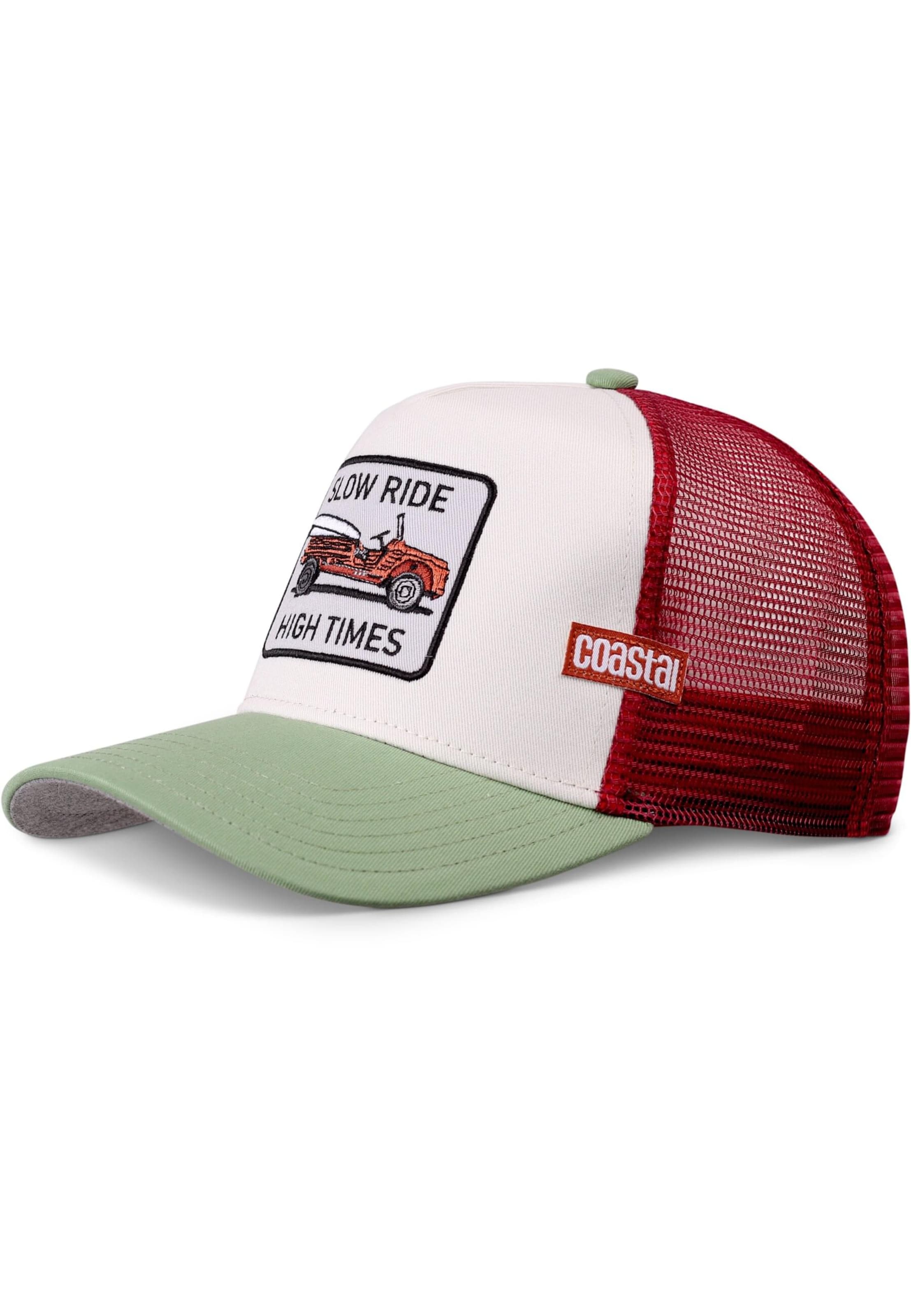 Coastal Cap 'SlowRide' in Beige: Vorderseite