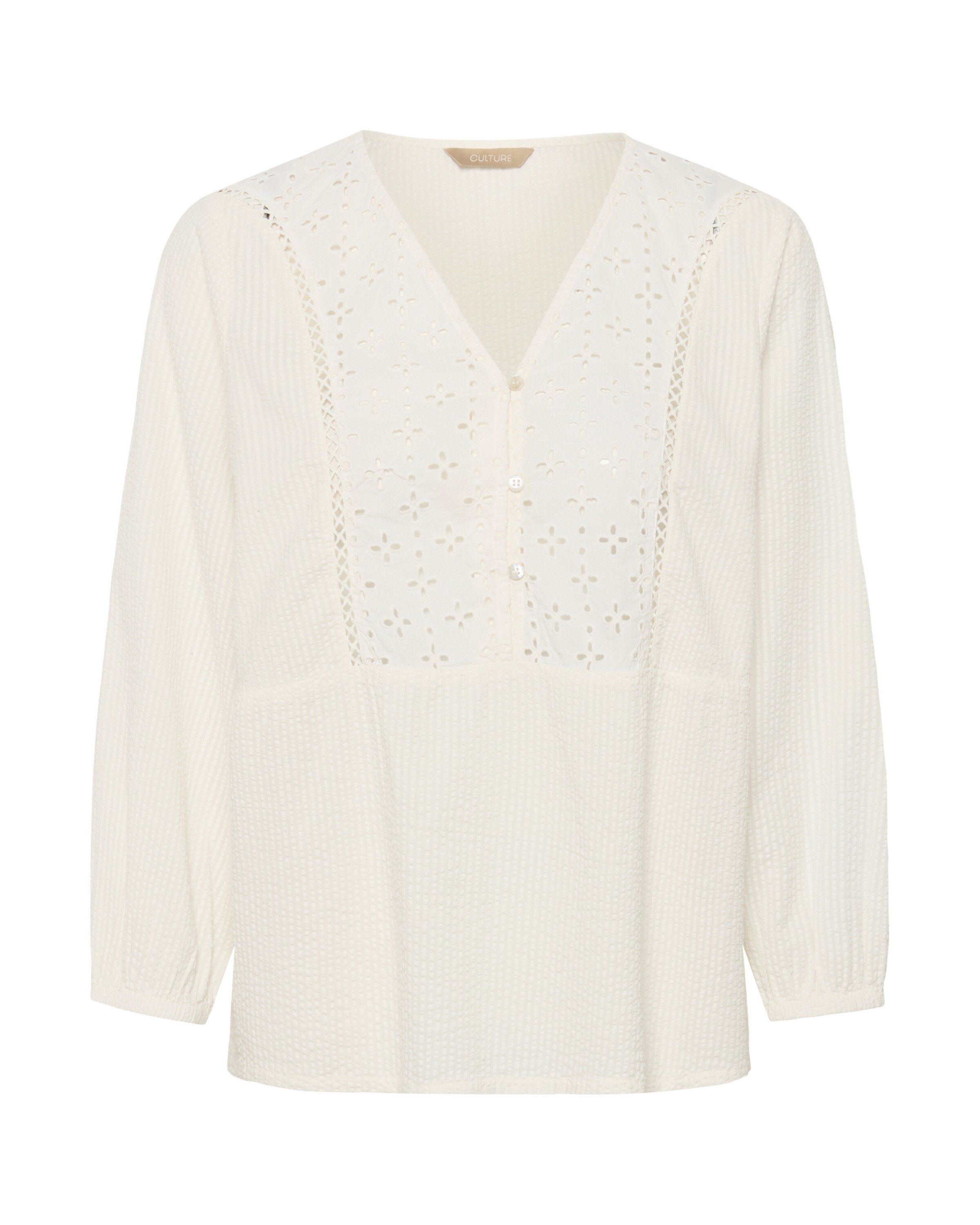 CULTURE Blouse 'CUannbritt' in Beige: voorkant