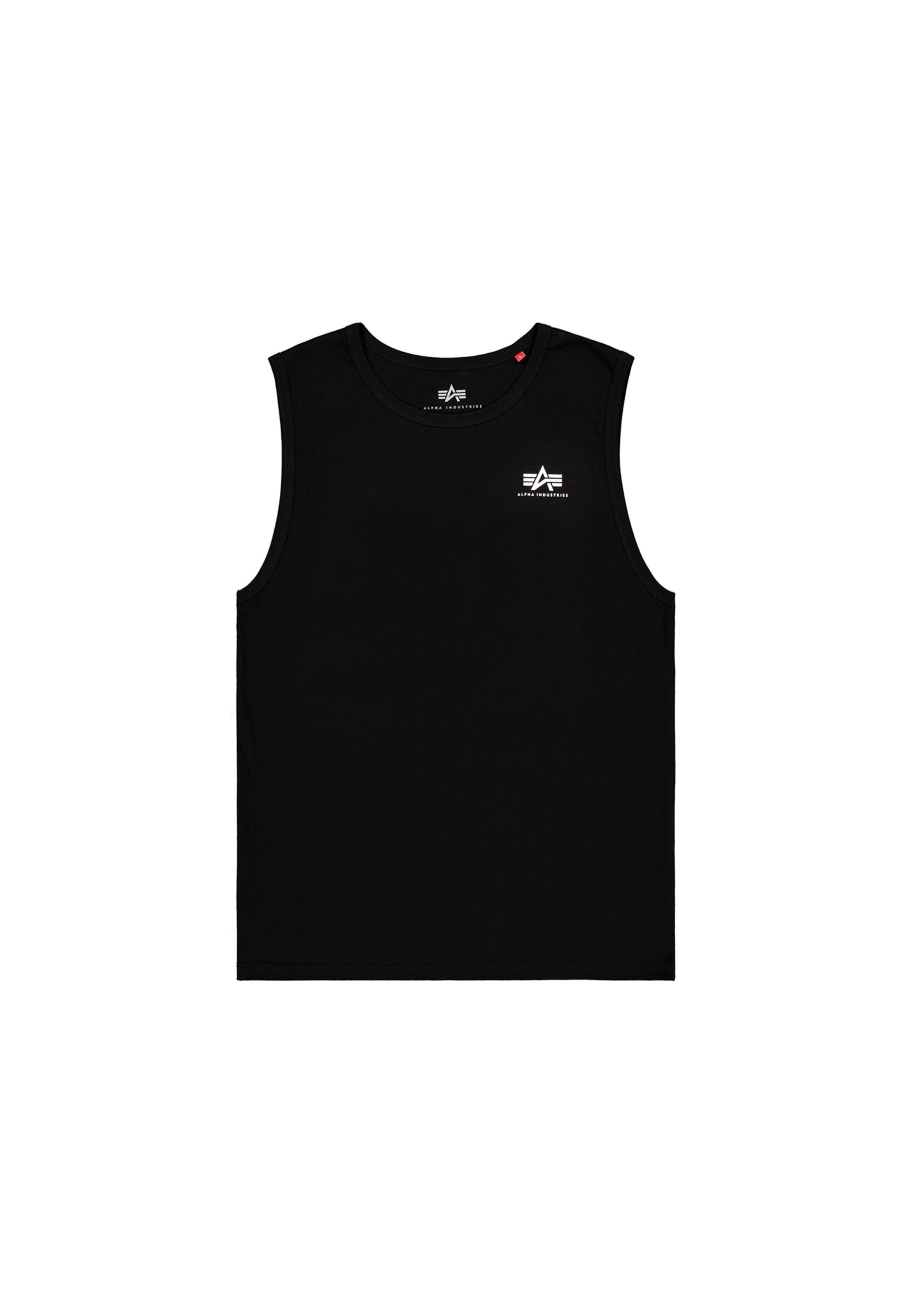 Maglietta di ALPHA INDUSTRIES in nero: frontale