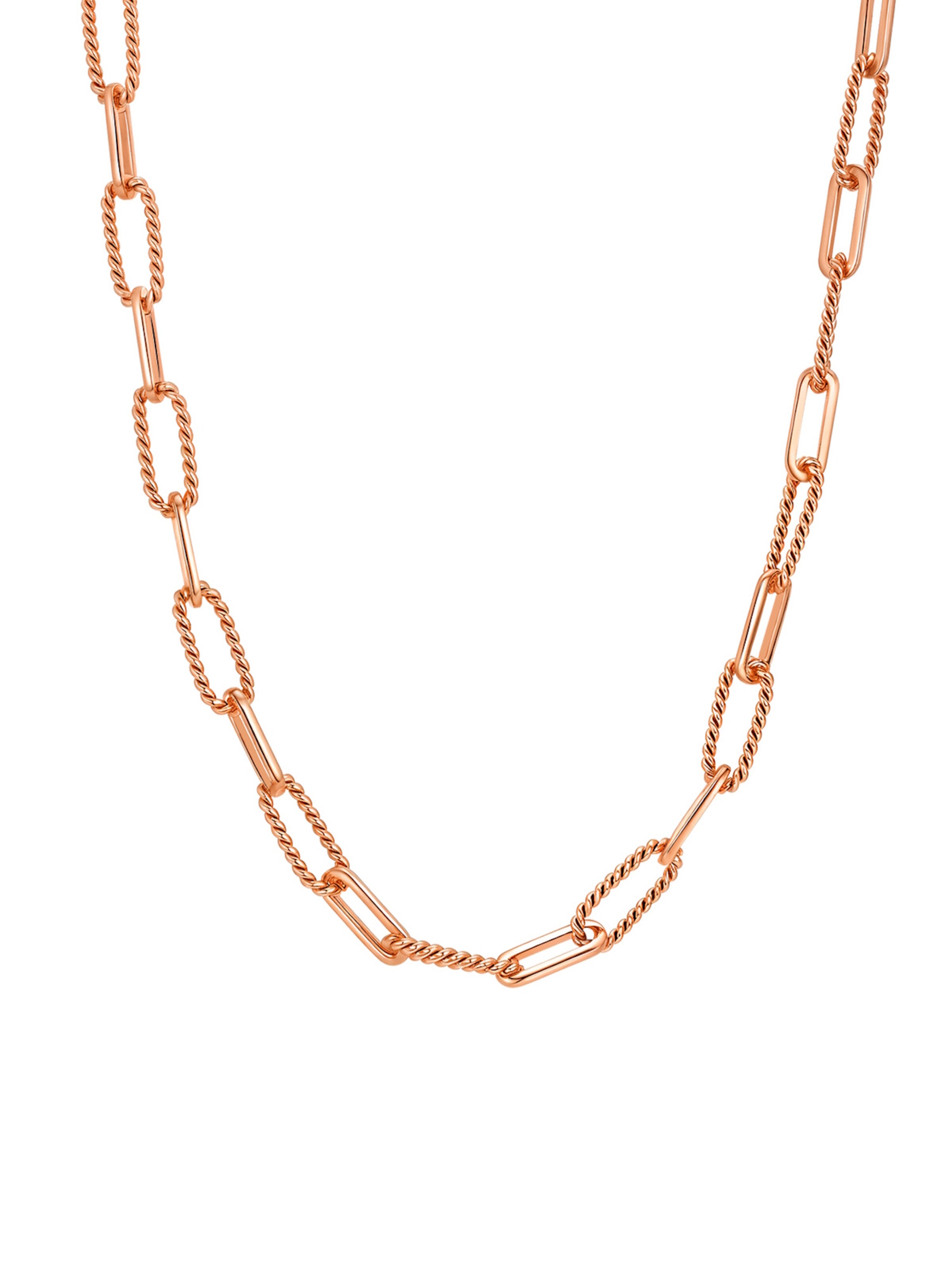 Hey Happiness - Cadena 'Edge Twist' en oro