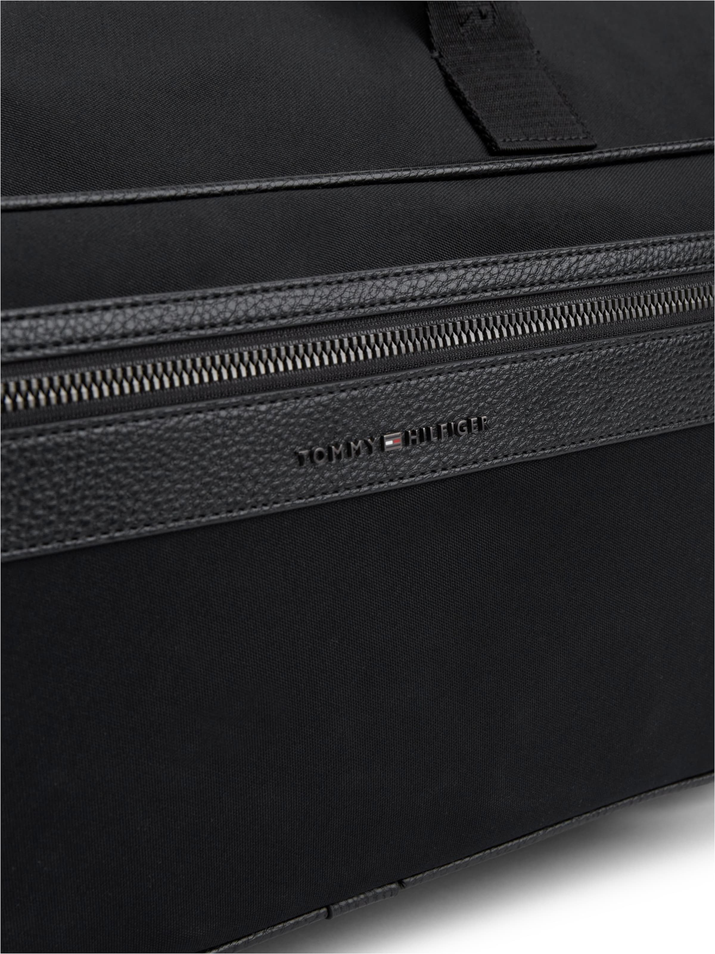 melns TOMMY HILFIGER Ceļojumu soma