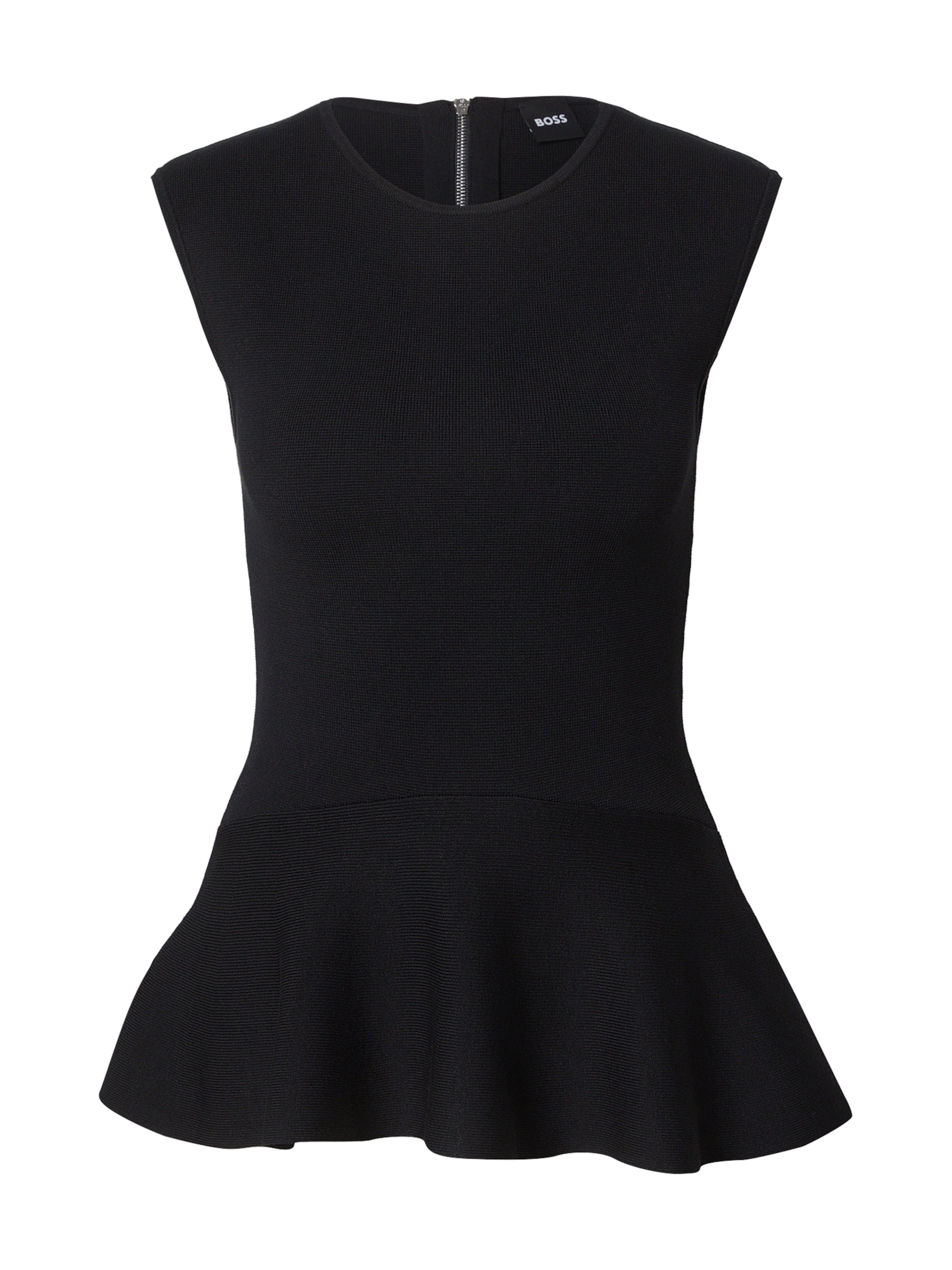 BOSS Stick felső 'Fillo' - fekete: elől