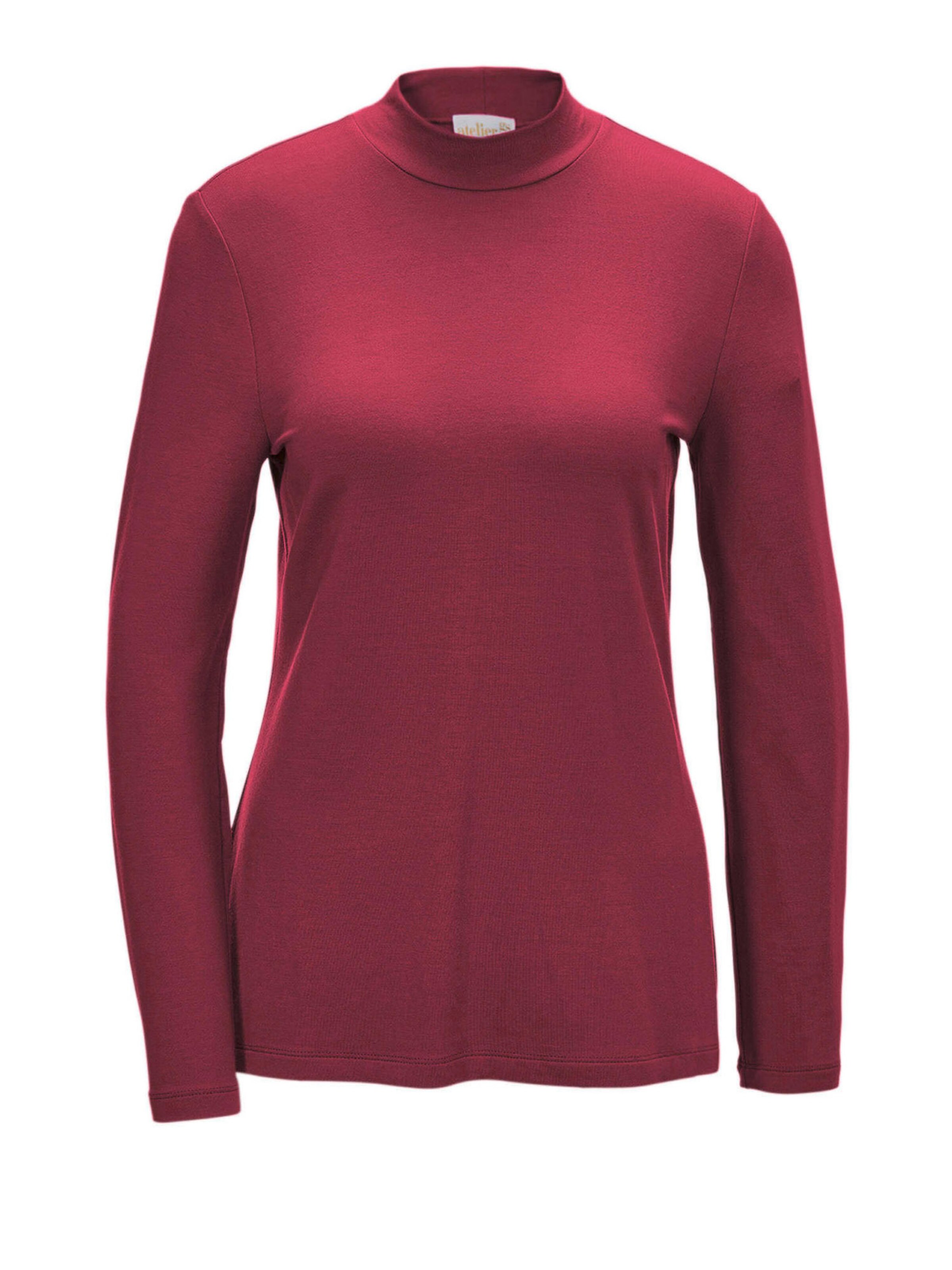 Goldner Shirt in Rot: Vorderseite