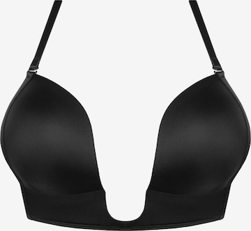 Invisible Soutien-gorge 'G025' Gorsenia en noir : devant