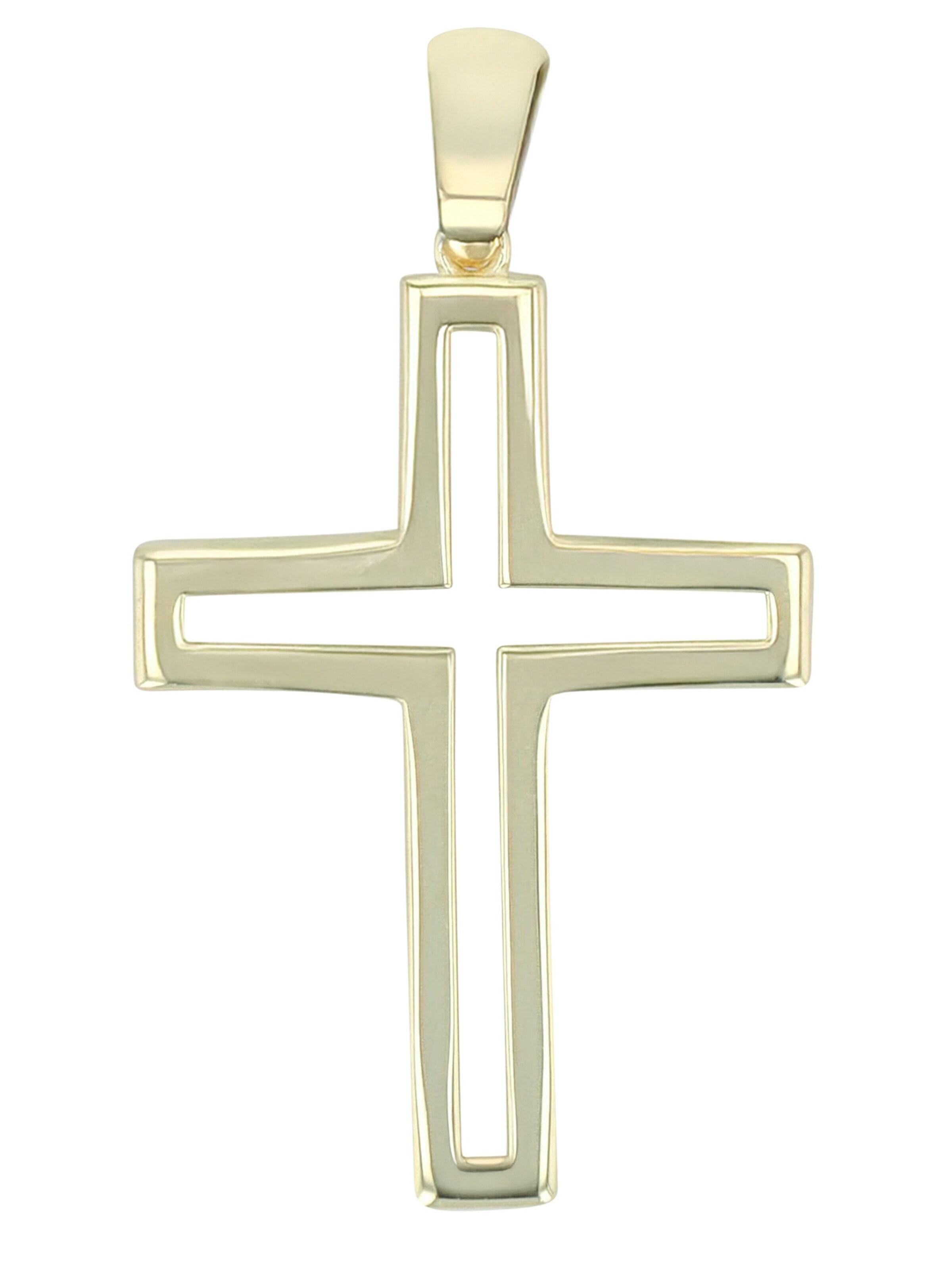 Akzent Pendant '"Elia" aus 925 Sterlingsilber, rhodiniert, langlebig' in Gold