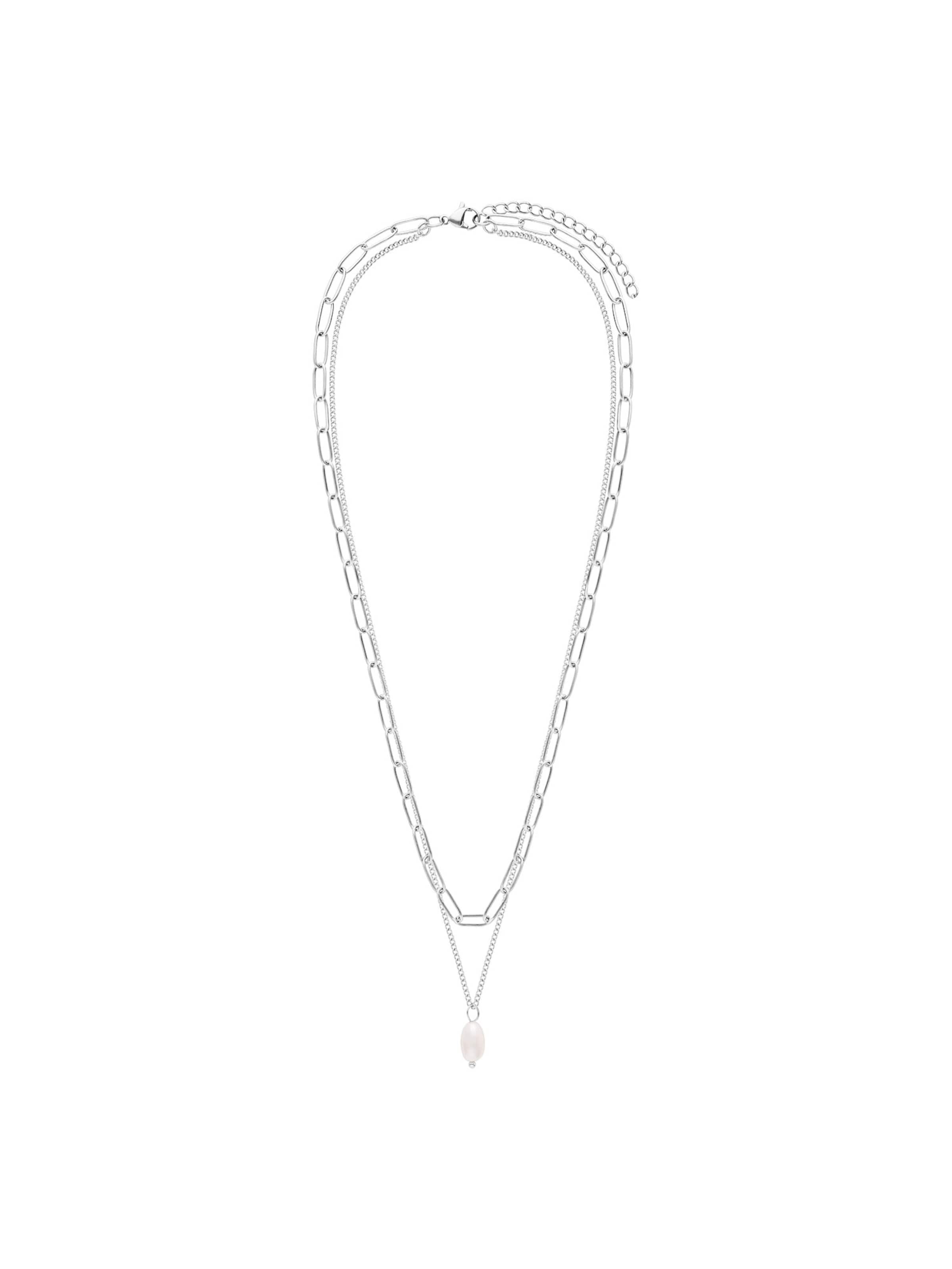 Lucardi Kette 'Essentials' in silber, Produktansicht