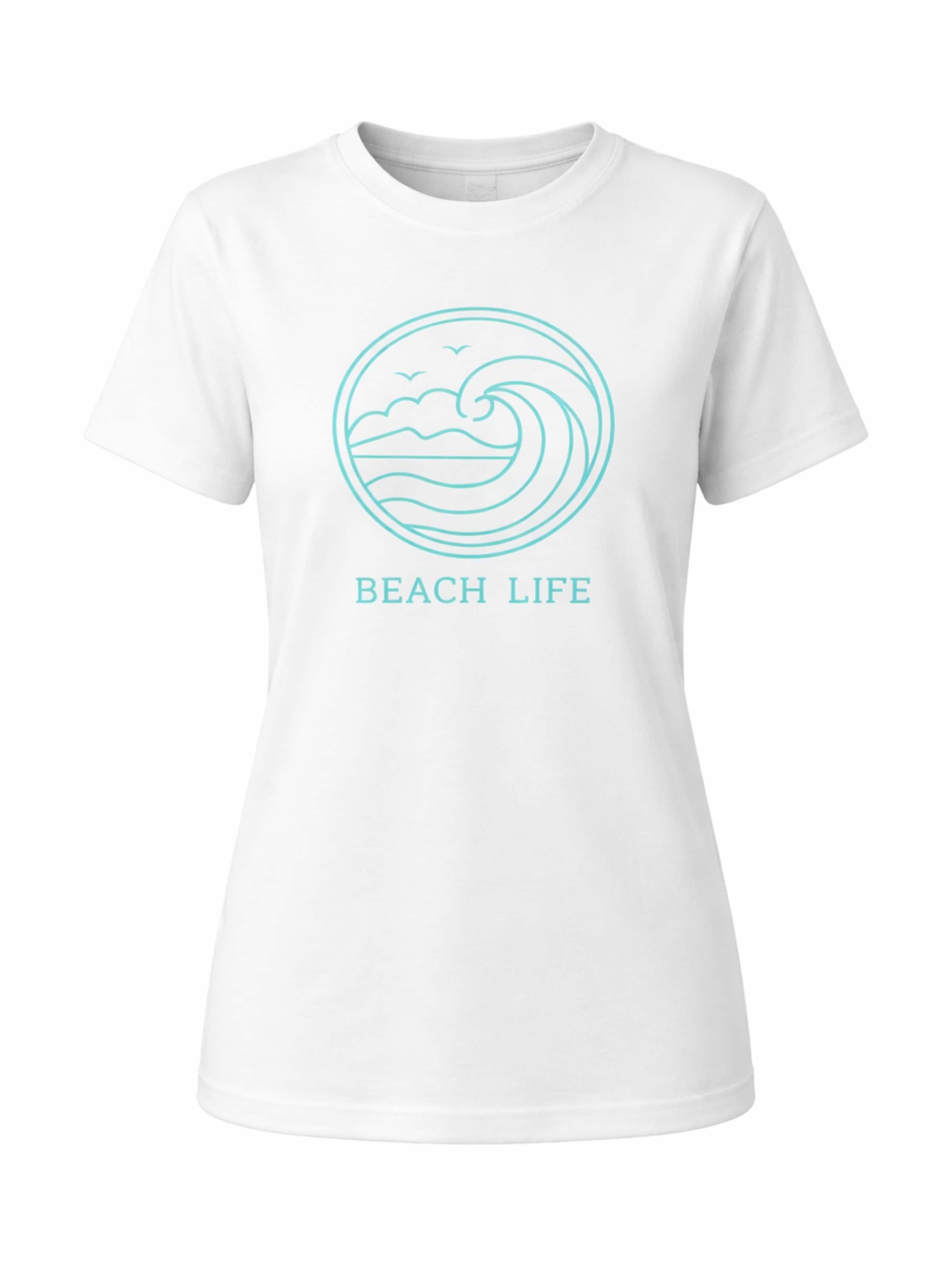 LEAFLETIC Shirts 'Leafletic Women’s T-Shirt' i hvid: forside