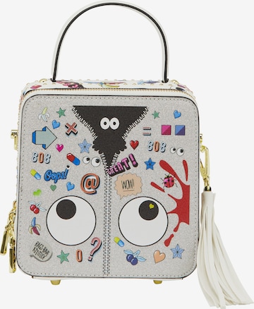 MYMO Handbag 'Pop Eyetheme' in White: front