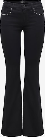 ONLY Flared Jeans 'ONLREESE' in Black: front