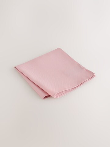 Next Set: Krawatte und Einstecktuch in Pink