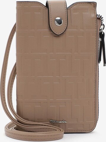 TAMARIS Smartphonehoesje 'Juliane' in Beige: voorkant