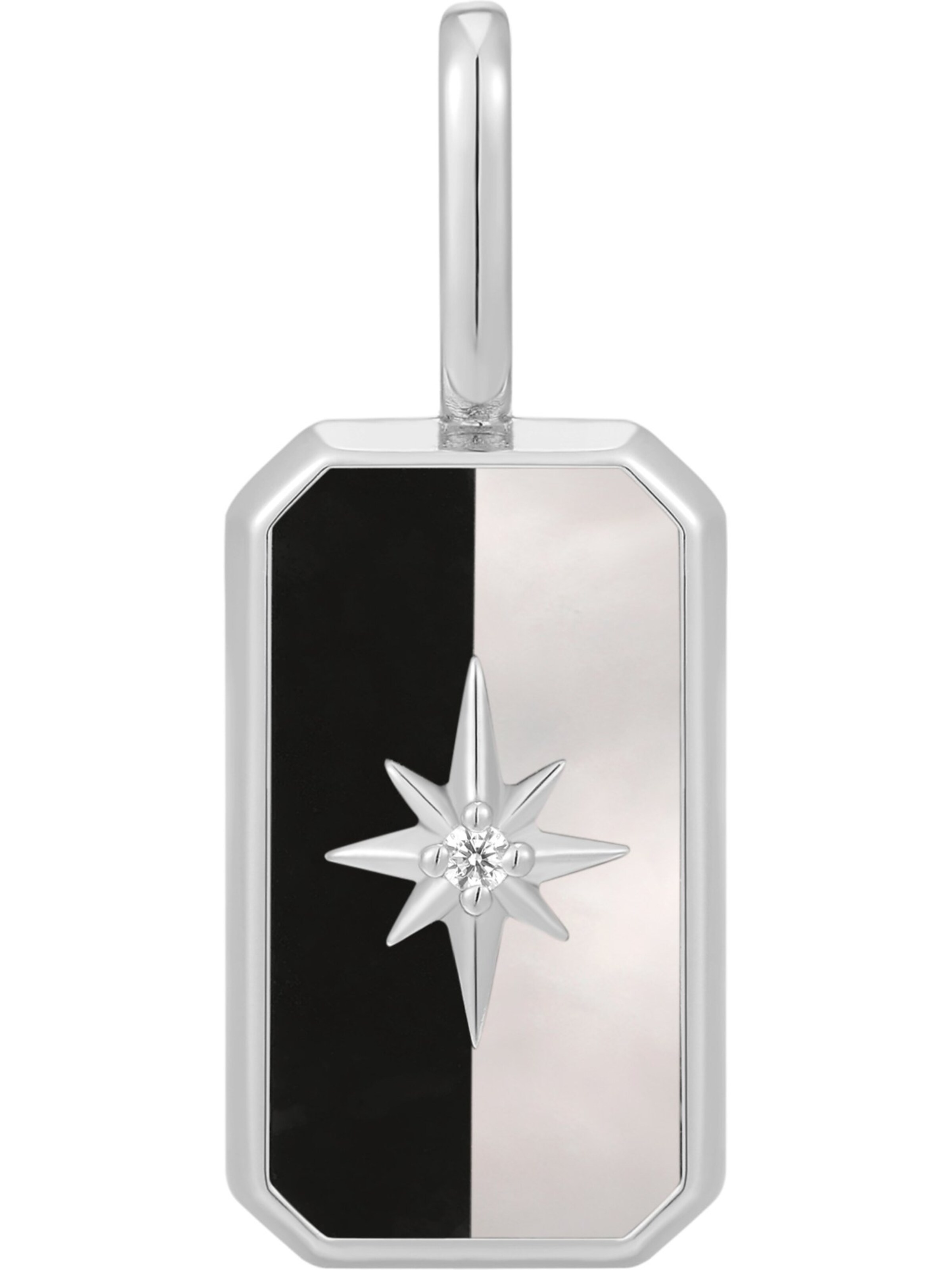 ANIA HAIE Anhänger in schwarz / silber / transparent, Produktansicht