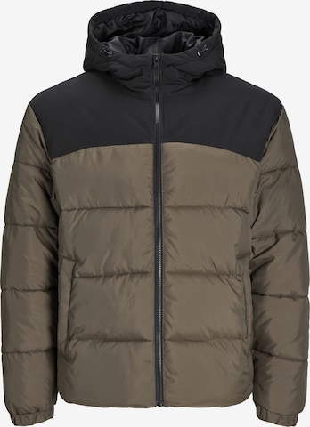 JACK & JONES Vinterjakke 'JJMoon' i brun: forside