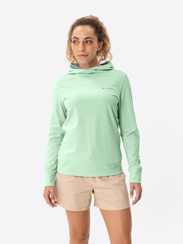 VAUDE Sportief sweatshirt 'Tuenno' in Groen: voorkant