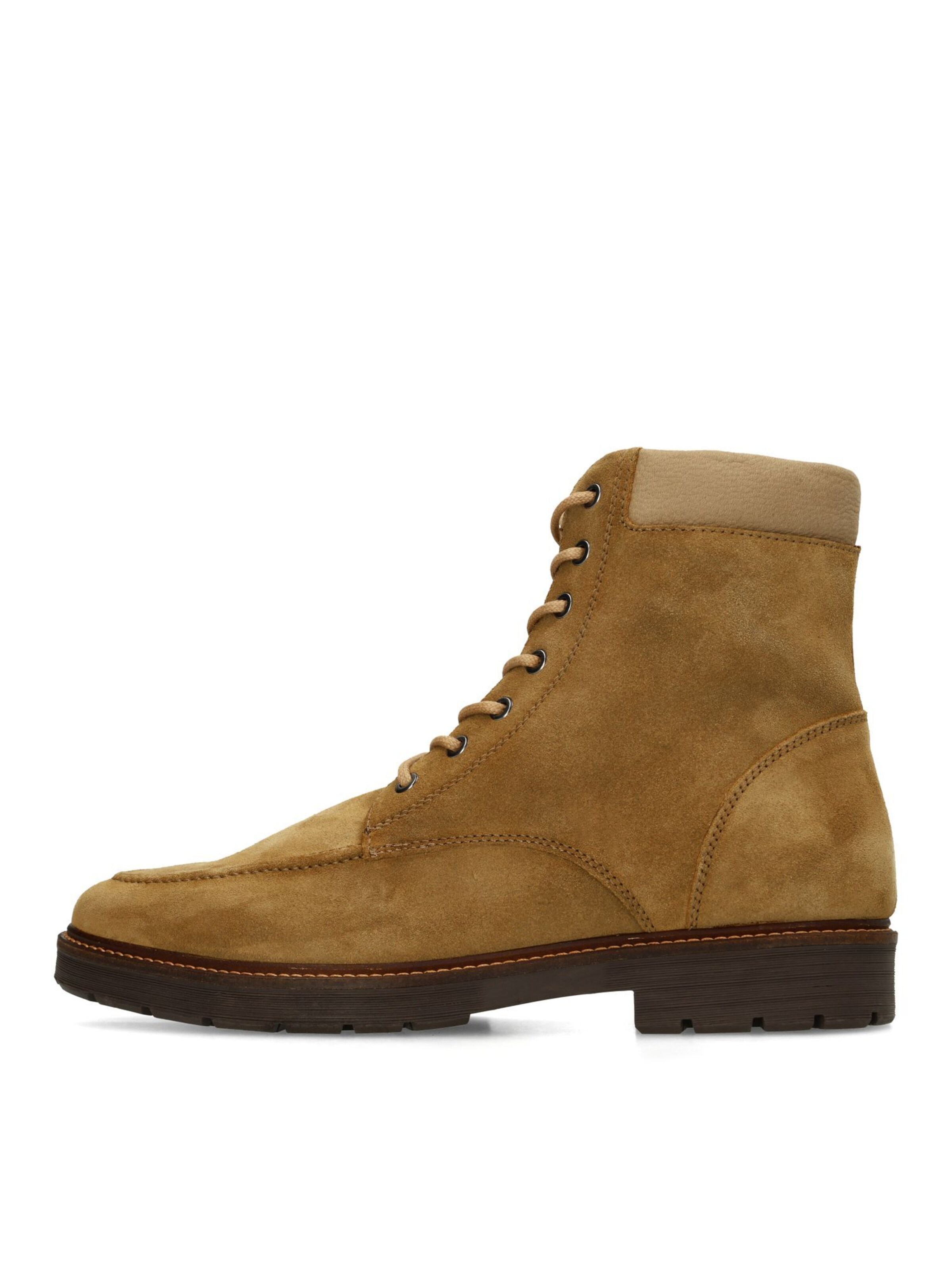 Bottines à lacets MANFIELD en marron