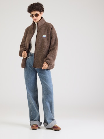 Giacca di pile 'HOKTOWN' di AMERICAN VINTAGE in marrone
