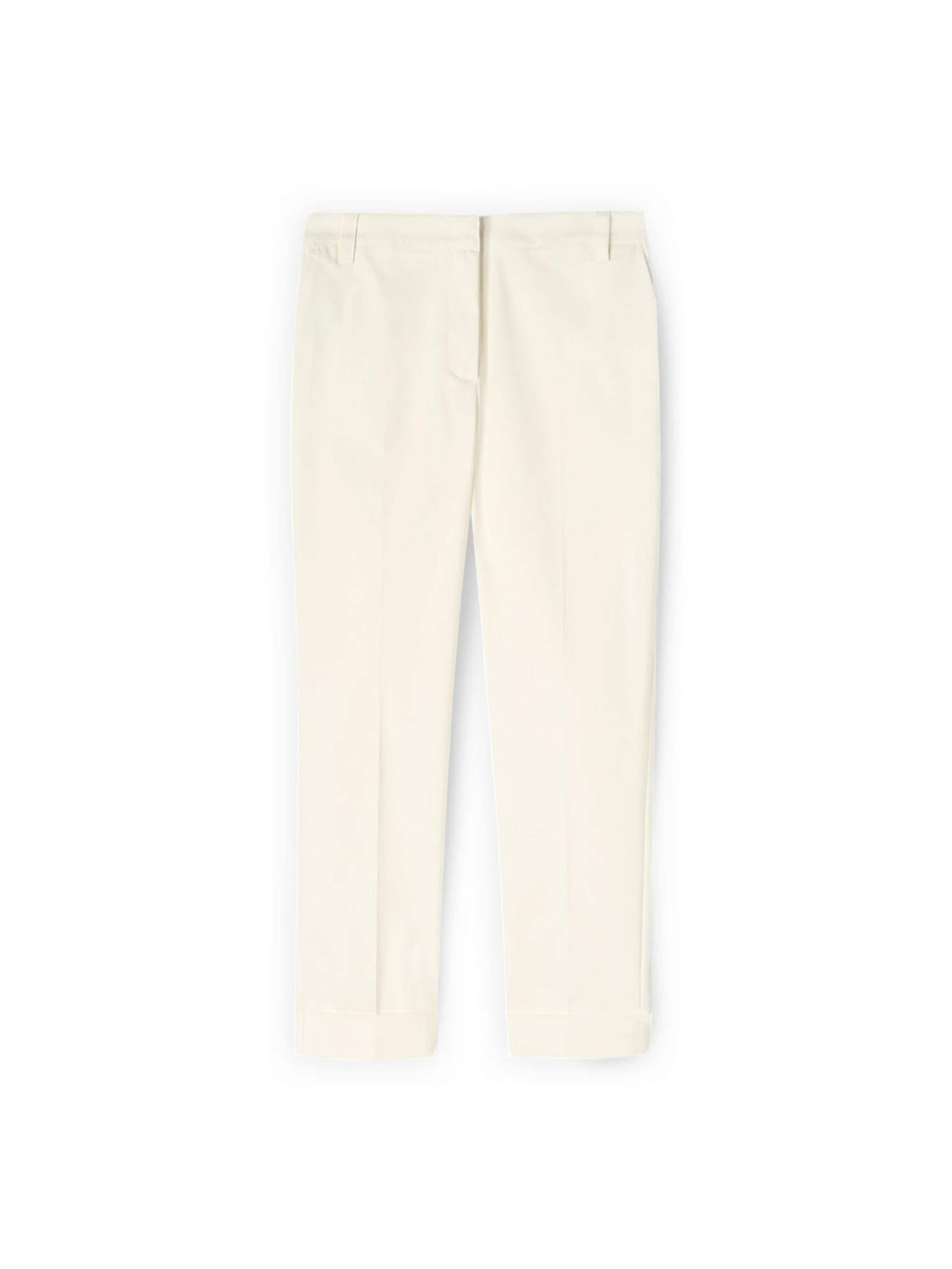 MOTIVI Trousers in White: front