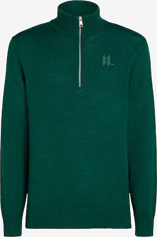 Karl Lagerfeld Neulepaita värissä vihreä: etupuoli